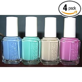ESSIE THE RESORT COLLECTION (SUMMER 2010, 4 FULL SIZE BOTTLES)
