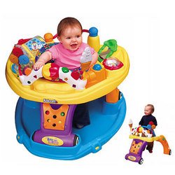 Buy Low Price Kolcraft Enterprises Baby Sit & Step – 2-in-1 Activity Center – Giraffe Fun 14510-GFF