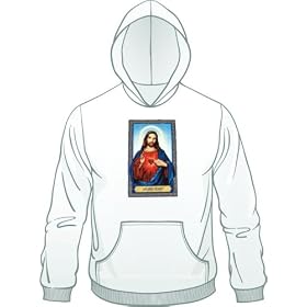 SACRED HEART Jesus Logo Men's Hoodie Sweat Shirt Small thru 4XL
