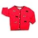 Hartstrings Baby - Infant Girls Sweater Cardigan, Red, Black