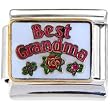 Red Rose Best Grandma Italian Charm
