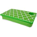 All For Color Lime Quatrefoil Lap Desk