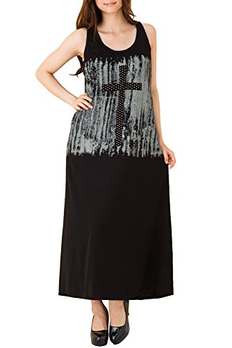 (Goldjapan)ゴールドジャパン 大きいサイズ レディース レース切り替え ワンピース タイダイ柄 ビジュー付 伸びる 伸縮性 半袖 半そで ノースリーブ タンクトップ ロング チュニック Aライン 体型カバー フォーマル パーティー ドレス 結婚式 二次会 入学式 入園式 カジュアル エレガント きれいめ ワンピ エレガント maru-413200