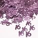 Pink "16" Confetti