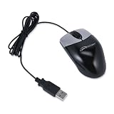 CCS30131 - Optical Mouse,Travel,3-Button,Scroll Wheel,1x1x1,BK/SR