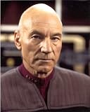 Patrick Stewart Gen. Picard Star Trek 8x10 Photo