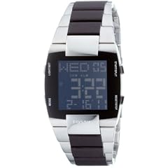 Fossil Herren-Armbanduhr Digital Edelstahl mehrfarbig Fuel Trend JR9455