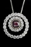 Collegiate Circle Pendant Charm with 18 Sterling Silver Chain South Carolina Unviersity Gamecocks