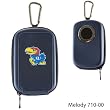Kansas Jayhawks Melody MP3/MP4/Ipod Case w/Speaker and Clip - Blue w/Digital Print