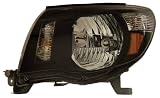 Anzo USA 121191 Toyota Tacoma Black With Amber Reflectors Headlight Assembly - (Sold in Pairs)