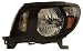 Anzo USA 121191 Toyota Tacoma Black With Amber Reflectors Headlight Assembly - (Sold in Pairs)