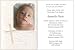 Trifold Pearl Photo Baptism Christening Invitations - Set of 20