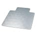 Antistatic Computer Workstation Low Pile Carpet Chair Mat, 45 x 53, 25x12 Lip