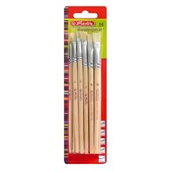 Herlitz 8858201 Borstenpinsel in den Gr��en 4 - 12, 15 St�ck