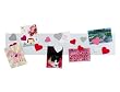 White Memo Strip Photo Holder Notice Board - Hearts
