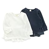 dolcina(ドルチーナ) 【ママとおそろい】バックフリルトレーナー (80～140cm) キムラタンの子供服 (33309x33509-164) ネイビーブルー 140