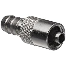 Male Luer Lock to Tube Nickel Plated Brass Tube ID 1/4" .260" Barb OD