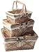 Set of 3 House Baskets