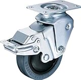 ハンマー クッションキャスター 自在ＳＰ付 ゴム車 線径２．９ｍｍ