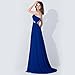 Babyonline Cap Sleeve Rhinestones Long Evening Dress 2015 Prom Gown ZS-CPS073