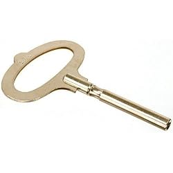 French Clock Key Jewelers Mainspring Winding Tool Sz 2