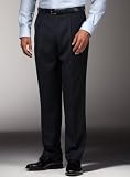 Everyday Suit Separates Slacks Pleated Pants Cuff Hemmed Trouser Charcoal