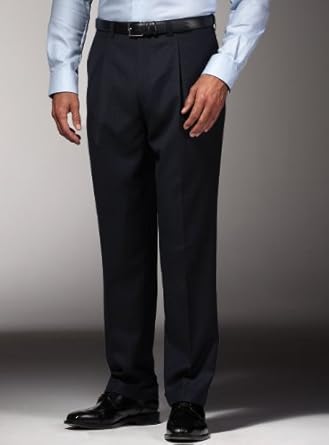 Everyday Suit Separates Slacks Pleated Pants Cuff Hemmed Trouser Charcoal