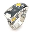 Grey Designo Rectangle Ring