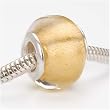 Murano Style Glass Gold Foil Lampwork Bead Fits Pandora 14mm (1)