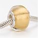 Murano Style Glass Gold Foil Lampwork Bead Fits Pandora 14mm (1)