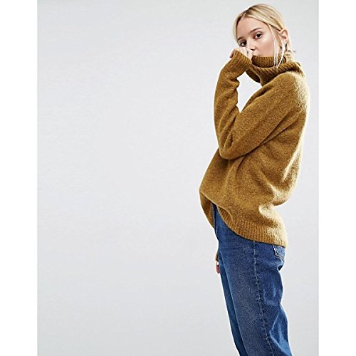 ゲタス アウター カーディガン Gestuz Oba Rollneck Jumper Green [並行輸入品]