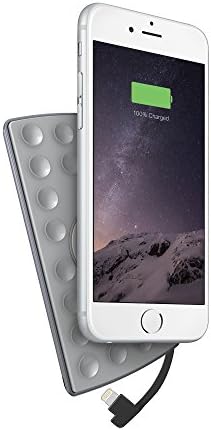 PowerSkin PoP'n 3 Attachable Battery Pack for iPhone 6/6Plus 5s/5c/5 - Retail Packaging - Space Gray