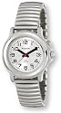 Avalon Ladies EZC Low Vision One Button Talking Watch, Silver-Tone Flex # 2507L-1B