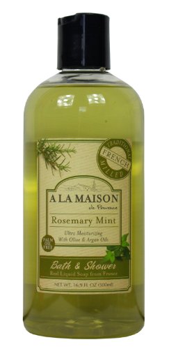 A La Maison Shower Gel, Rosemary Mint, 16.9 Fluid Ounce