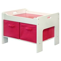 RiverRidge Kids Activity Table- White/Pink