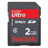 SanDisk 2GB Ultra SD Class 4 Card Secure Digital Flash Memory 15MB/s SDSDH- ....