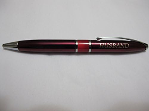 Retractable Executive Writing Pen Engraved with HUSBAND on Metal Twist Barrel is Gift-Boxed for Valentine's Day Wedding Anniversary and Birthday