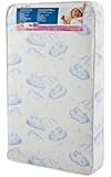 Dream On Me5" Inner Spring Play Yard Mattress, White/Blue