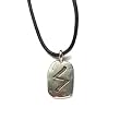 Rune Sigel Pewter Pendant on Corded Necklace, Ancient Runes Collection