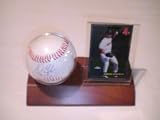 Adri&Atilde;&iexcl;n Gonz&Atilde;&iexcl;lez Boston Red Sox Signed Autographed Baseball & Wood Case Plus Card Coa