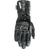 Alpinestars Tech Road Gore-Tex Men's Waterproof Street Racing Motorcycle Gloves w/ Free B&F Heart Sticker Bundle - Black / Small