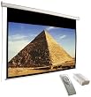 Accuscreen 800007 119-Inch HDTV Electric Screens with Infrared Remote and Inline Control