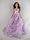 Cute Little Purple Ball Gown Made to Fit the Barbie Doll