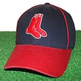 Boston Red Sox Navy/Red Pastime Piping Adjustable Hat