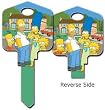 The Simpsons Bart The Family Kwikset KW1 House Key