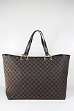 Gucci Handbags Large Brown Fabric and Leather 285768