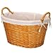 Basket Willow Wicker Laundry w/ Liner - by Whitney Design