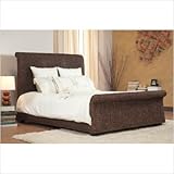 IMAGE OF Beachcomber Sleigh Bed in Banana Weave Size: Queen