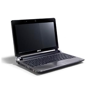 Acer Aspire One D250 25,7 cm (10,1 Zoll) Netbook (Intel Atom N280 1,6GHz, 1GB RAM, 160GB HDD, Intel 945GSE, XP Home) schwarz