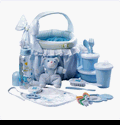 New Baby Gift Basket - Blue